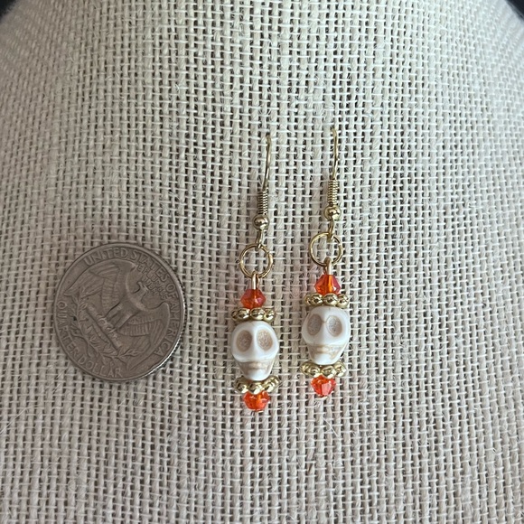 🧡💀Handmade Earrings💀🧡 - Picture 9 of 10